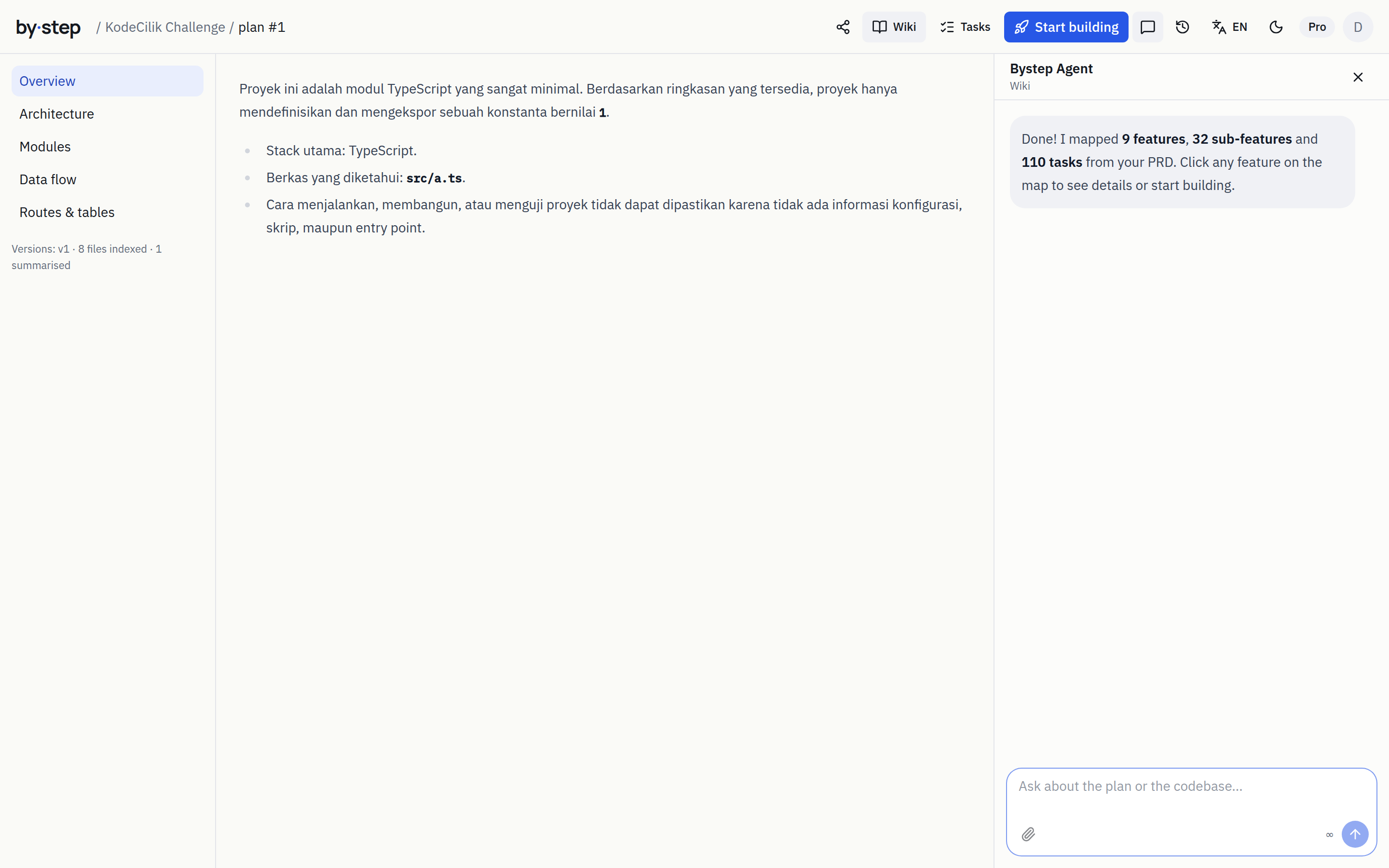 Keep project context close to the work.